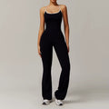 Damen-Gym-Jumpsuit mit überkreuztem Rücken
