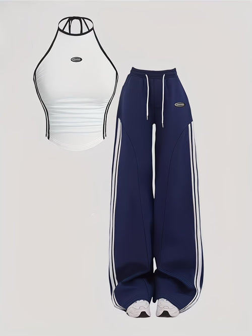 2er-Pack stylische, figurbetonte Damen-Tops