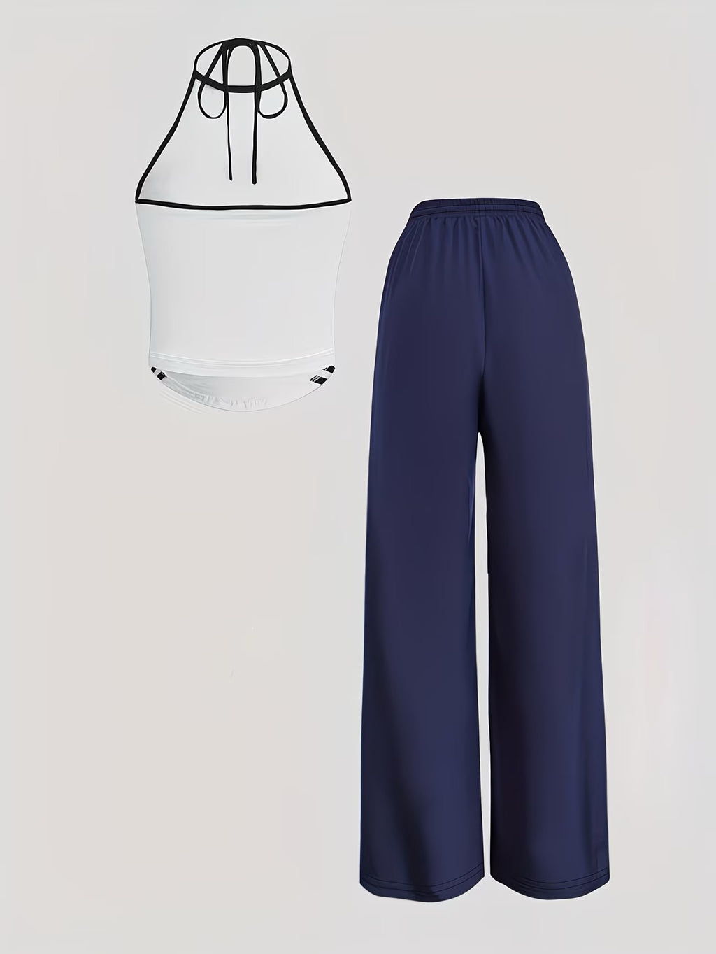2 Pcs Femme Chic Coupe Cintrée
