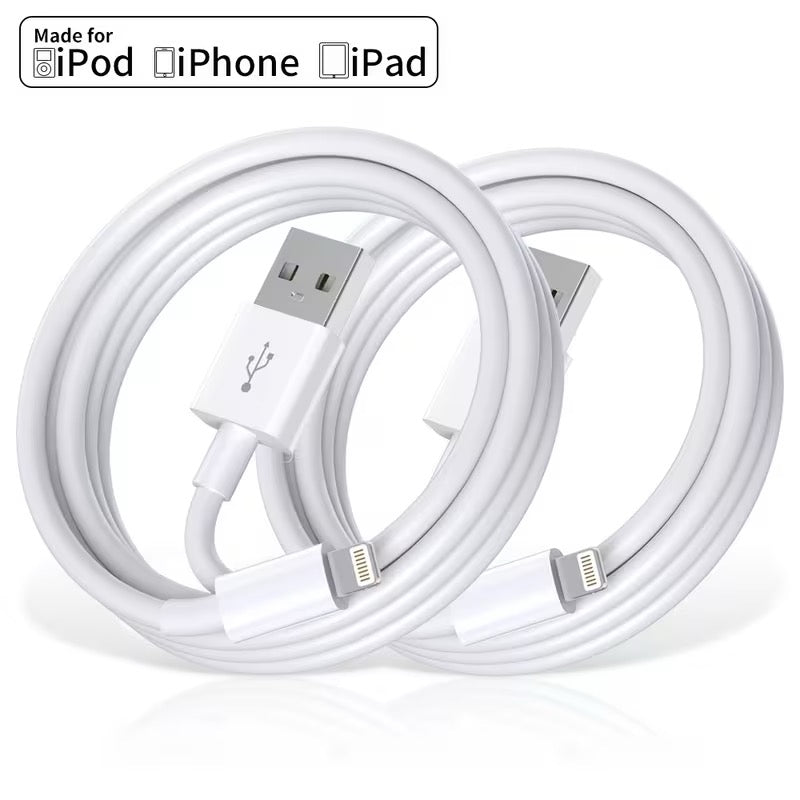 2 Stk. Weiß für iPhone Ladekabel, 12W